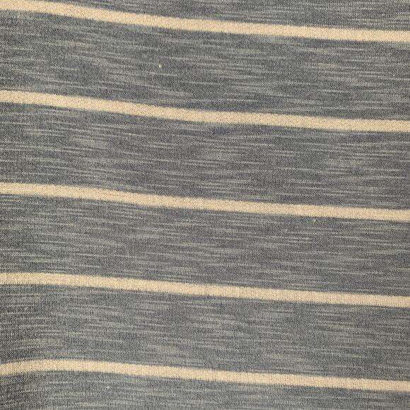 First Love by Lovelyn Blue and White Striped Shirt Short Sleeve Size Medium - Picture 10 of 15